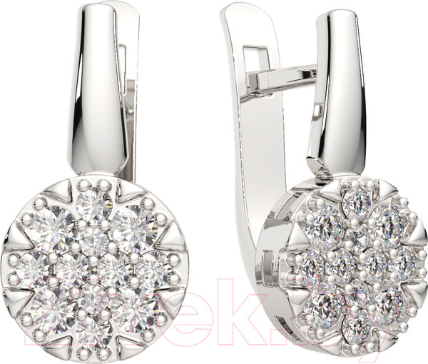 Изображение товара Серьги из серебра ZORKA 0310461 (с фианитами)