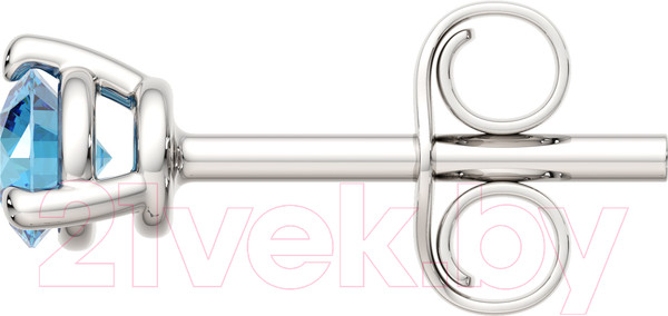 Изображение товара Серьги из серебра ZORKA 0310326 (с наноситаллом)