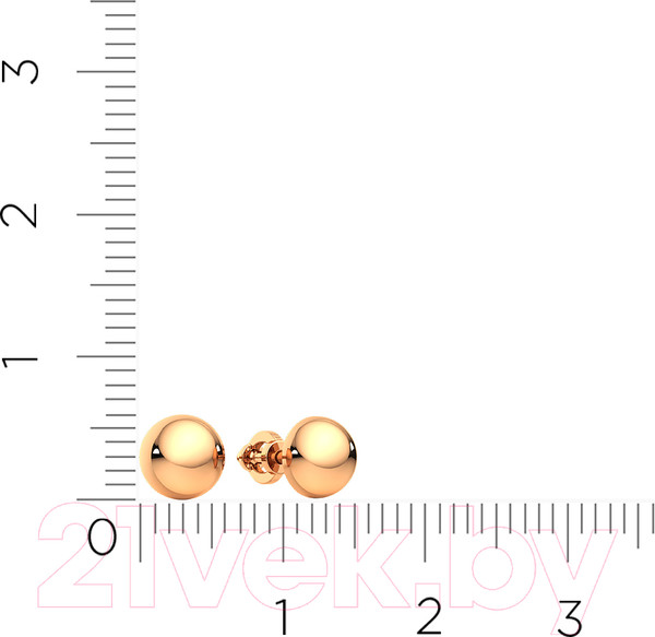 Изображение товара Серьги из розового золота ZORKA 300203.14K.R