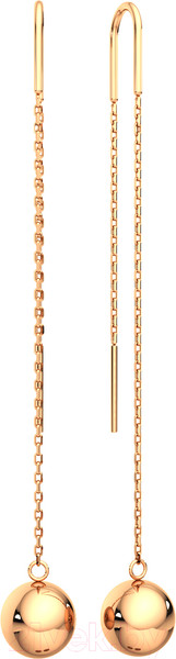 Изображение товара Серьги из розового золота ZORKA 300236.14K.R