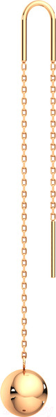 Изображение товара Серьги из розового золота ZORKA 300236.14K.R