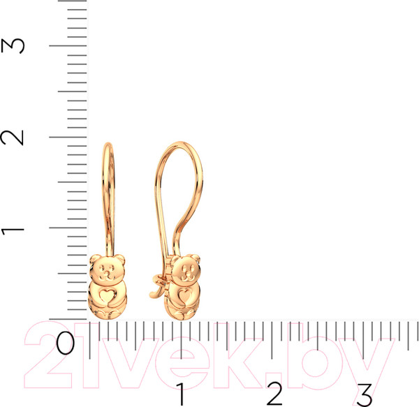 Изображение товара Серьги из розового золота ZORKA 300320.14K.R.ZZ