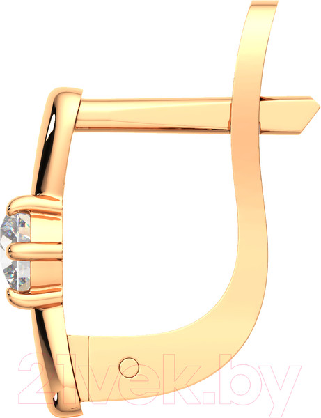 Изображение товара Серьги из розового золота ZORKA 310374 (с фианитами)