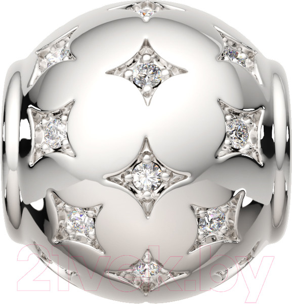 Изображение товара Шарм из серебра ZORKA 0440095 (с фианитами)
