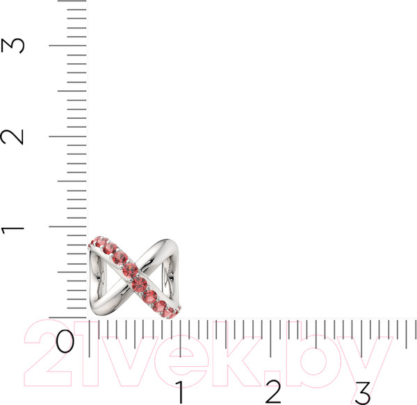 Изображение товара Шарм из серебра ZORKA 0440174 (с фианитами)