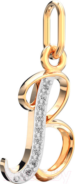 Изображение товара Подвеска из розового золота ZORKA 440438/B.14K.R.ZZ (с фианитами)