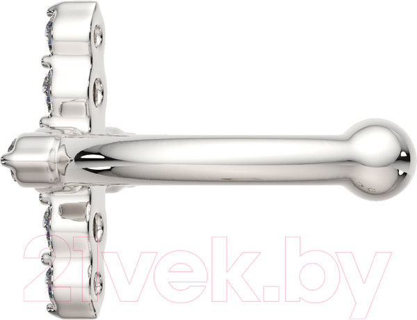 Изображение товара Моносерьга из серебра ZORKA 0310655 (с фианитами)