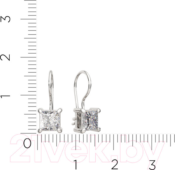 Изображение товара Серьги из серебра ZORKA 03101195 (с фианитами)