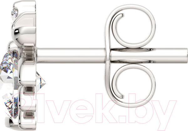 Изображение товара Серьги из серебра ZORKA 03101012 (с фианитами)