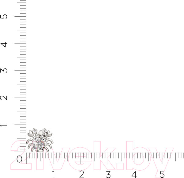 Изображение товара Серьги из серебра ZORKA 03101012 (с фианитами)
