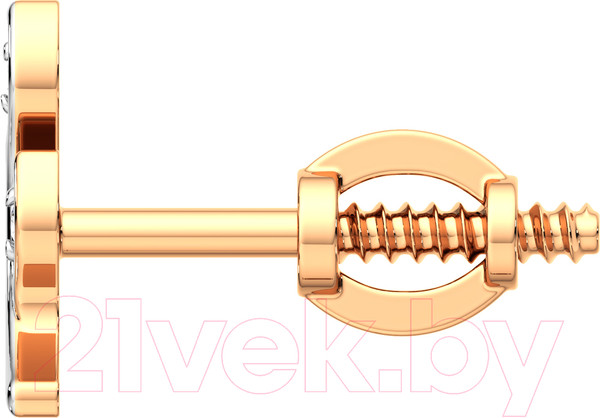 Изображение товара Серьги из розового золота ZORKA 3D00405.14K.R (с бриллиантами)