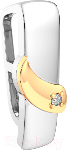 Изображение товара Подвеска из серебра ZORKA 04D0043.G14K (с бриллиантом)