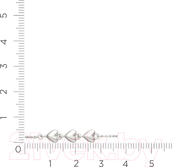 Изображение товара Браслет из серебра ZORKA 0650337 (18см)