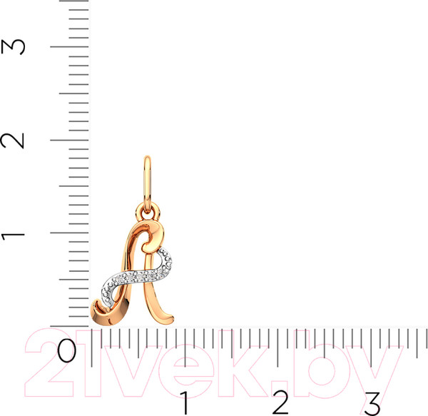 Изображение товара Подвеска из розового золота ZORKA 440260/А-9K (с фианитами)