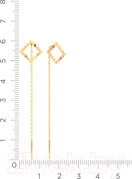 Изображение товара Серьги из розового золота ZORKA 390073.9K.R