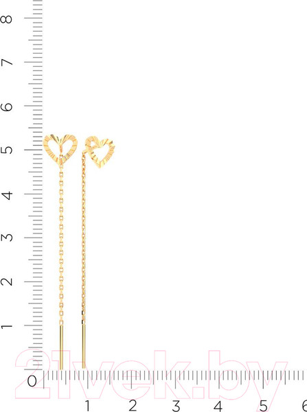 Изображение товара Серьги из розового золота ZORKA 390074.9K.R