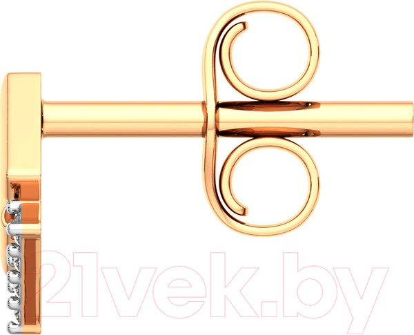 Изображение товара Серьги из розового золота ZORKA 3101377.9K.R (с фианитами)