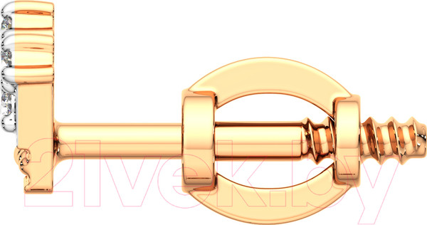 Изображение товара Серьги из розового золота ZORKA 310456 (с фианитами)