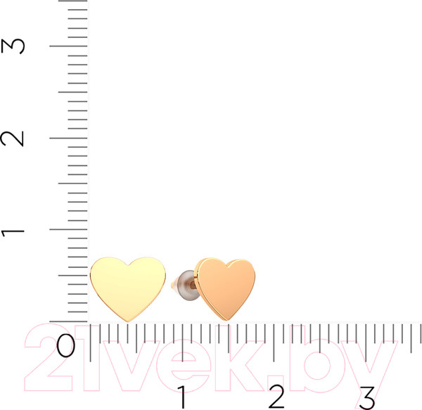 Изображение товара Серьги из розового золота ZORKA 300118S.14K.R