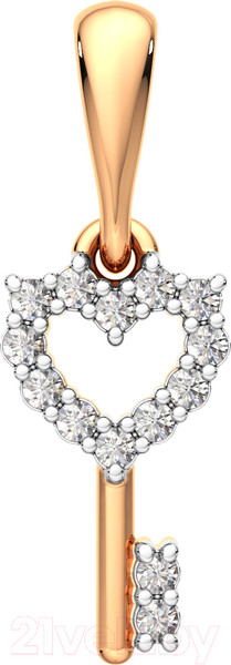 Изображение товара Подвеска из розового золота ZORKA 440578.14K.R.ZZ (с фианитами)