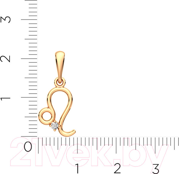 Изображение товара Подвеска из розового золота ZORKA 440665.14K.R (с фианитами)