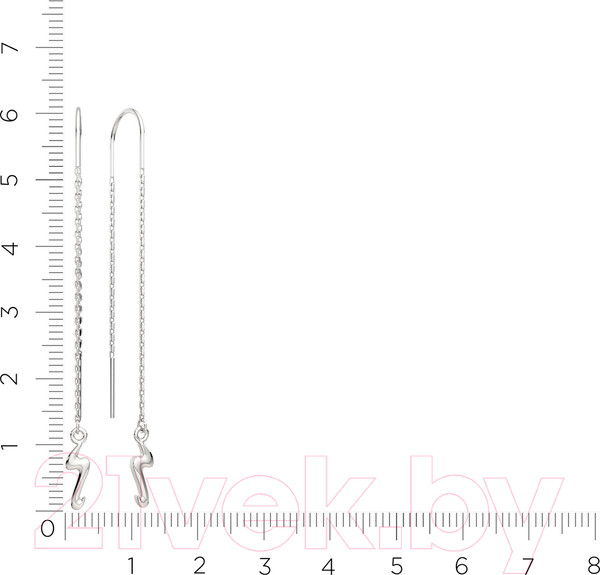 Изображение товара Серьги из серебра ZORKA 0300374