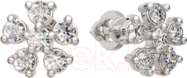 Изображение товара Серьги из серебра ZORKA 0310003 (с фианитами)