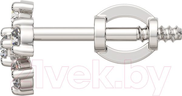 Изображение товара Серьги из серебра ZORKA 0310003 (с фианитами)