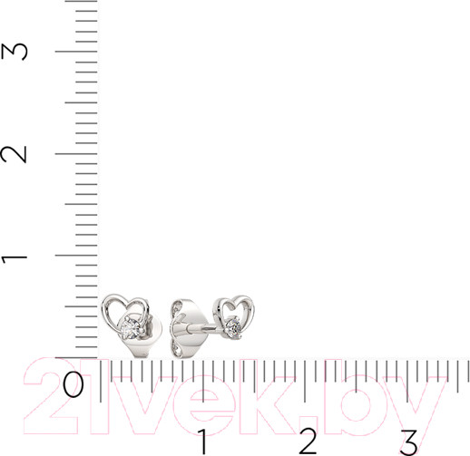 Изображение товара Серьги из серебра ZORKA 0310009