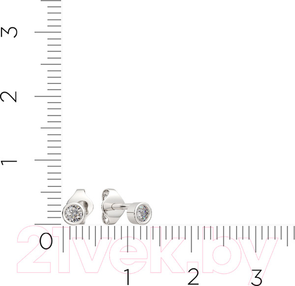 Изображение товара Серьги из серебра ZORKA 0310011