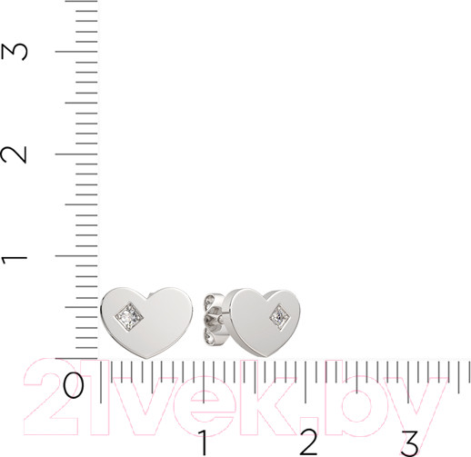 Изображение товара Серьги из серебра ZORKA 0310015