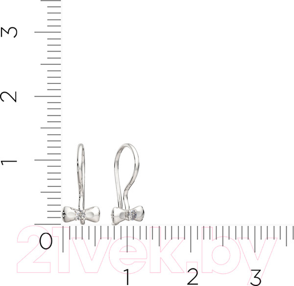 Изображение товара Серьги из серебра ZORKA 0310066