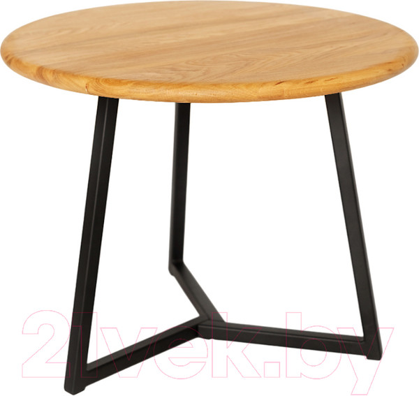 Изображение товара Журнальный столик Stal-Massiv SMT-60 (дуб натуральный/черный)