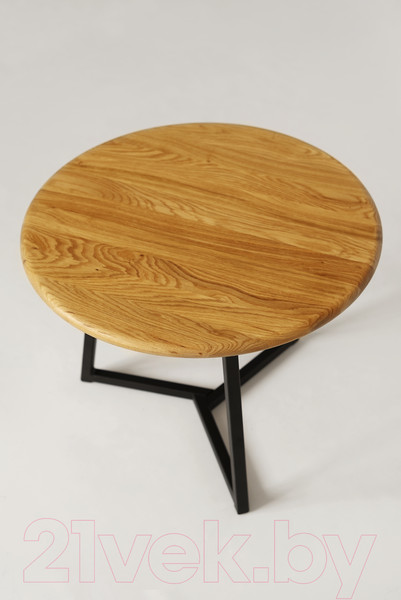 Изображение товара Журнальный столик Stal-Massiv SMT-60 (дуб натуральный/черный)