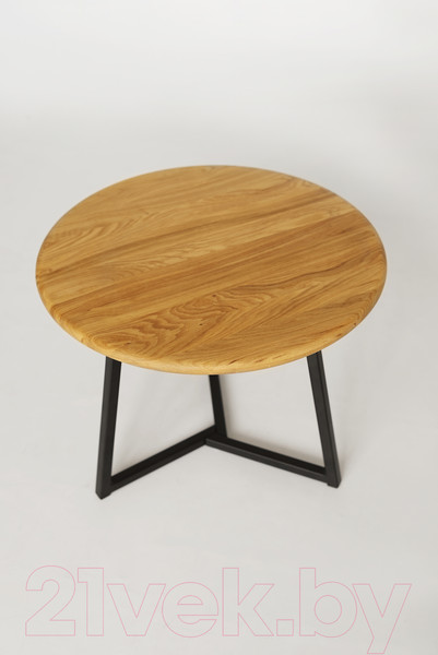 Изображение товара Журнальный столик Stal-Massiv SMT-60 (дуб натуральный/черный)