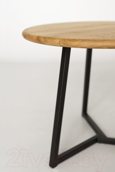 Изображение товара Журнальный столик Stal-Massiv SMT-60 (дуб натуральный/черный)