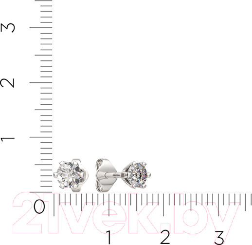 Изображение товара Серьги из серебра ZORKA 0310215