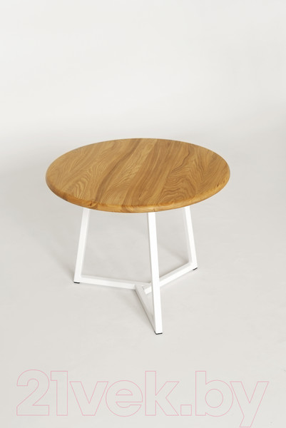 Изображение товара Журнальный столик Stal-Massiv SMT-60 (дуб натуральный/белый)