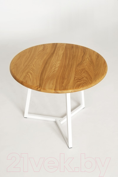 Изображение товара Журнальный столик Stal-Massiv SMT-60 (дуб натуральный/белый)