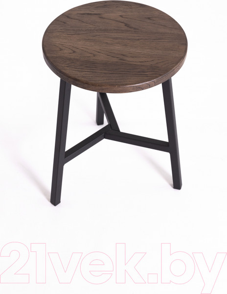 Изображение товара Табурет Stal-Massiv TRH-45 (дуб мореный/черный)
