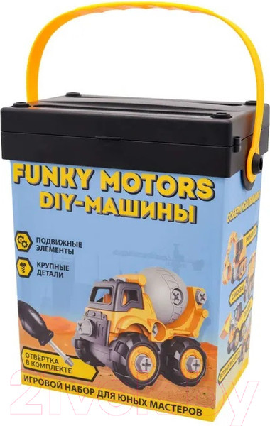 Изображение товара Игрушка-конструктор Funky Toys Бетономешалка  отверткой / FT0398153