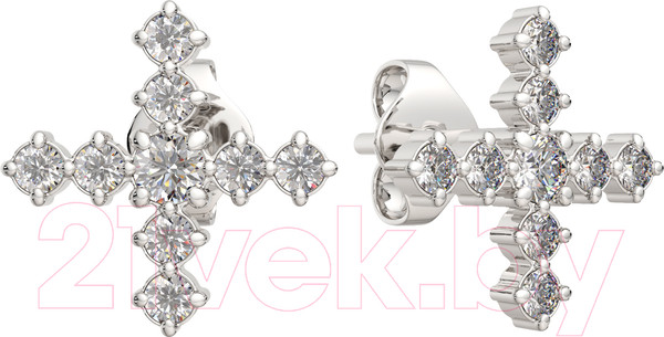 Изображение товара Серьги из серебра ZORKA 0310893 (с фианитами)