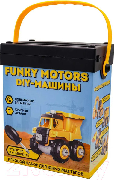 Изображение товара Игрушка-конструктор Funky Toys Самосвал с отверткой / FT0398151