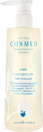 Изображение товара Масло для душа Cosmed Cosmeceuticals Atopia Cleansing Oil Защитное для сухой и очень сухой кожи (200мл)