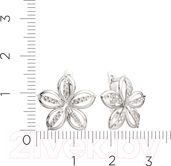 Изображение товара Серьги из серебра ZORKA 0300006