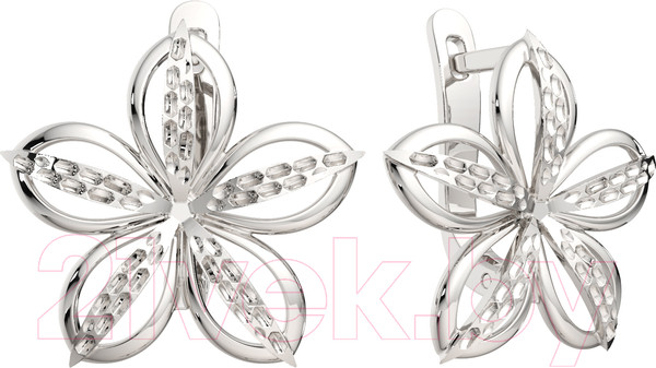 Изображение товара Серьги из серебра ZORKA 0300006