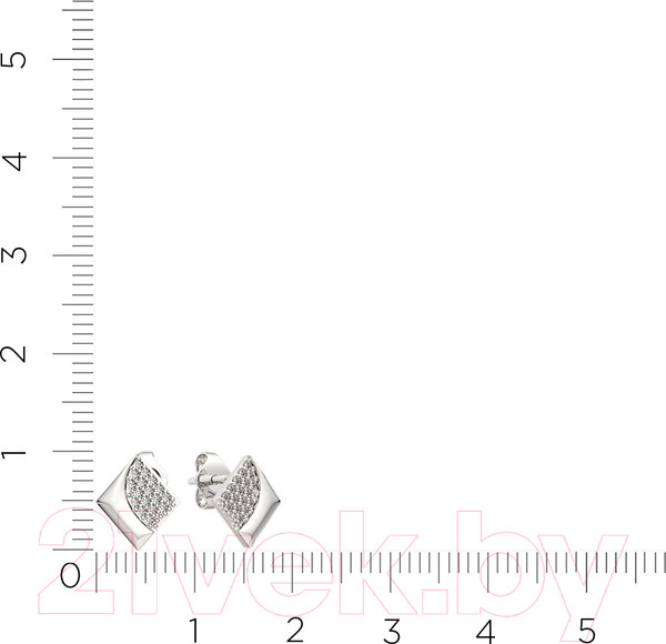 Изображение товара Серьги из серебра ZORKA 0310706.ZZ (с фианитами)