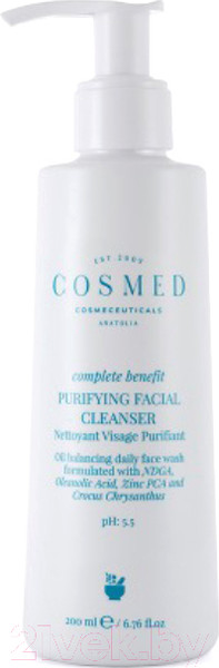 Изображение товара Гель для умывания Cosmed Cosmeceuticals Complete Benefit Purifyng Facial Cleanser (200мл)