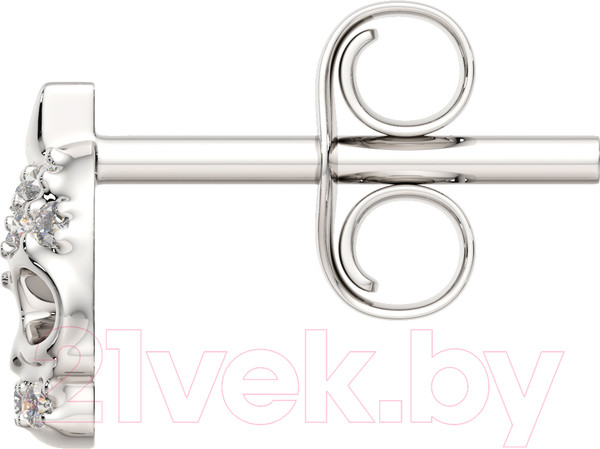 Изображение товара Серьги из серебра ZORKA 0310731.ZZ (с фианитами)