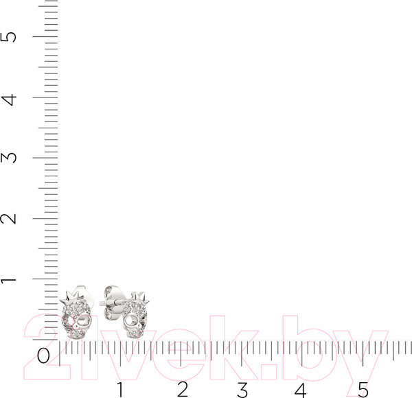 Изображение товара Серьги из серебра ZORKA 0310731.ZZ (с фианитами)